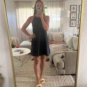 Free people denim swing dress